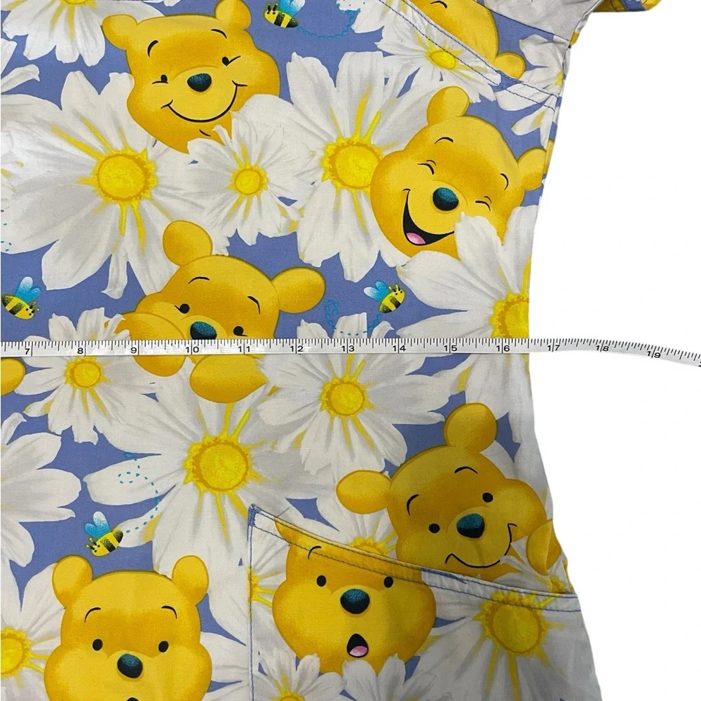 Disney Blue and Yellow Floral Print Adult Woman’s Scrub.
Size S - Picture 11 of 13